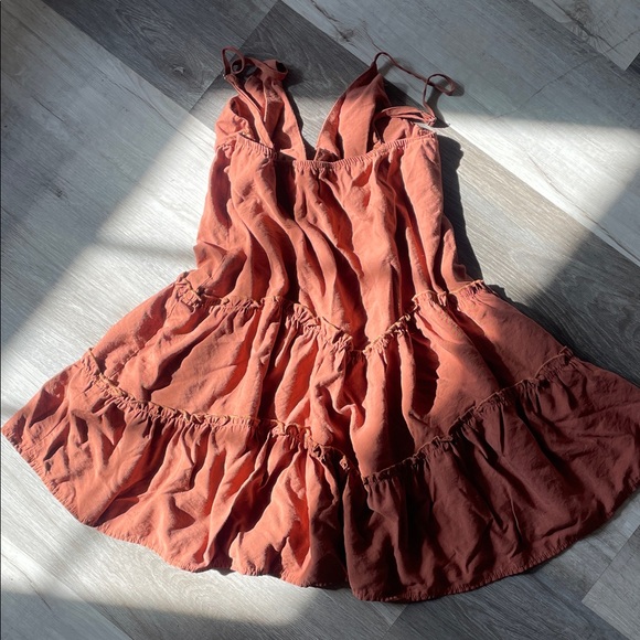 Rust Mini Dress - Picture 4 of 5